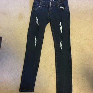 Kaba Destroyed Dark Jeans Cute Size 11/12